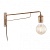 Бра, светильник настенный накладной Ideal Lux Triumph Ap1 Ottone Antico  фото, kupilegko.ru