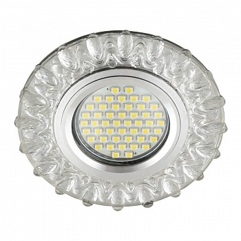 Встраиваемый светильник Fametto Luciole DLS-L148 Gu5.3 Glassy/Clear  фото, kupilegko.ru