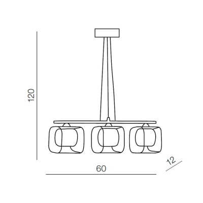 Подвесной светильник Azzardo Happy 3 AZ0484  фото, kupilegko.ru