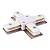 Коннектор X-образный Elektrostandard TRC-1-1-X-WH a039585  фото, kupilegko.ru