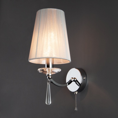 Бра, светильник настенный накладной Eurosvet 60079/1 хром  фото, kupilegko.ru