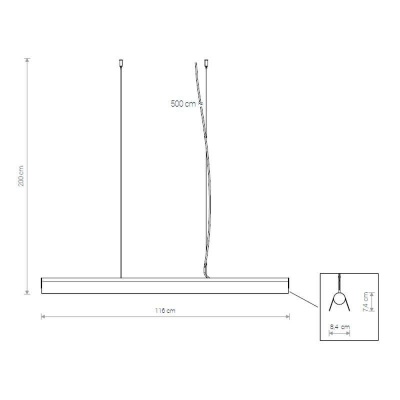Подвесной светодиодный светильник Nowodvorski Cameleon A Led 8451  фото, kupilegko.ru
