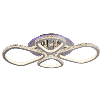 Потолочная светодиодная люстра Profit Light 8038/2+2 CHR  фото, kupilegko.ru