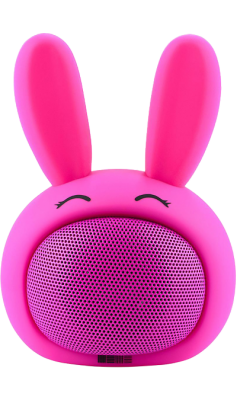 Колонка портативная  InterStep Funny Bunny, розовая  фото, kupilegko.ru