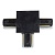 Коннектор Т-образный Volpe UBX-Q123 R31 Black 1 Polybag UL-00007451  фото, kupilegko.ru