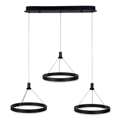 Подвесной светодиодный светильник iLedex Libra D075-3 BK  фото, kupilegko.ru