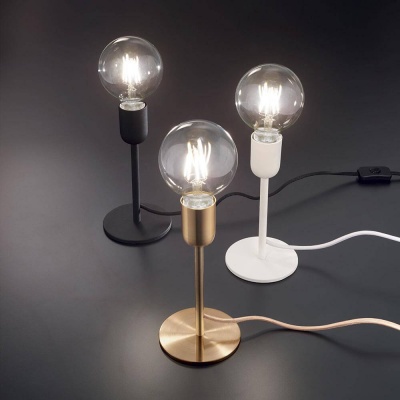 Настольная лампа Ideal Lux Microphone TL1 Ottone 232546  фото, kupilegko.ru