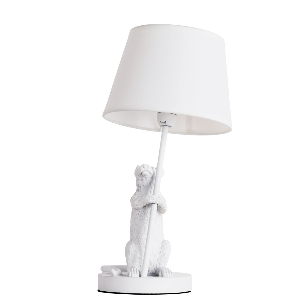 Настольная лампа Arte Lamp Gustav A4420LT-1WH  фото, kupilegko.ru
