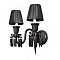 Бра, светильник настенный накладной Loft IT 10210/2W Black  фото, kupilegko.ru