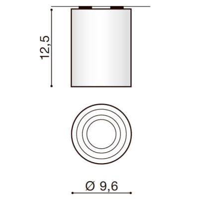 Потолочный светильник Azzardo Bross 2 AZ1436  фото, kupilegko.ru