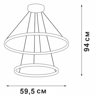 Подвесная люстра Vitaluce V04600-13/2S  фото, kupilegko.ru
