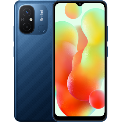 Смартфон, мобильный телефон Xiaomi Redmi 12C 3/64GB Морской синий RU  фото, kupilegko.ru