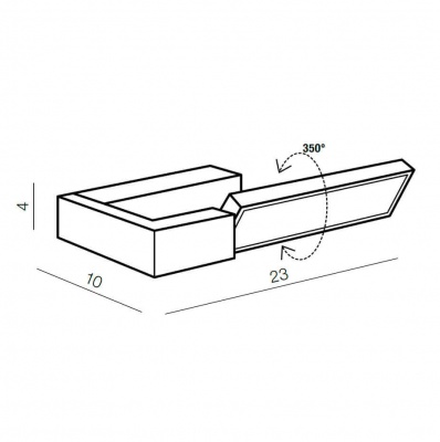 Настенный светильник Azzardo Dalen AZ2962  фото, kupilegko.ru