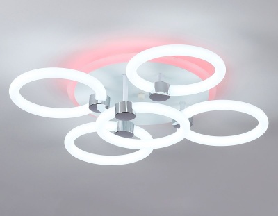 Потолочная светодиодная люстра Ambrella light FA3841  фото, kupilegko.ru