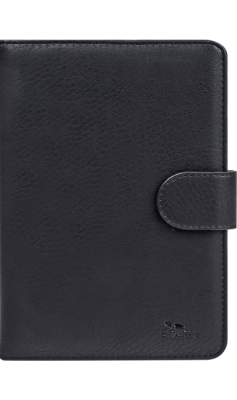 Чехол-книжка RIVACASE 3014 универсальный 8'', кожзам, черный  фото, kupilegko.ru