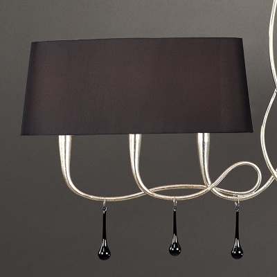 Подвесной светильник Mantra Paola Painted Silver 3531  фото, kupilegko.ru