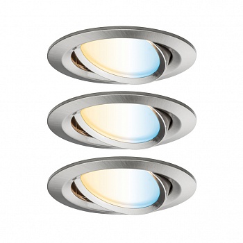 Встраиваемый светодиодный светильник Paulmann Zigbee LED Nova Plus 92962 (встраиваемые)  фото, kupilegko.ru