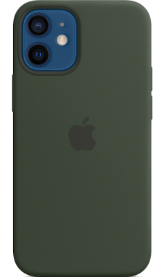 Чехол-крышка Apple MHKR3ZE/A MagSafe для iPhone 12 mini, силикон, зеленый  фото, kupilegko.ru