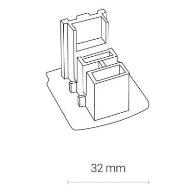 Заглушка Nowodvorski Ctls End 8710  фото, kupilegko.ru