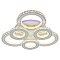 Потолочная светодиодная люстра Profit Light 8061/3+3 WHT  фото, kupilegko.ru