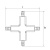 Фото Коннекторы Lightstar Коннектор X-образный Lightstar Barra 504146 фото, kupilegko.ru