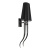 Бра, светильник настенный накладной Loft IT 10207W/L Black  фото, kupilegko.ru