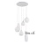 Подвесная люстра Ideal Lux Soft SP6 Bianco 087818  фото, kupilegko.ru