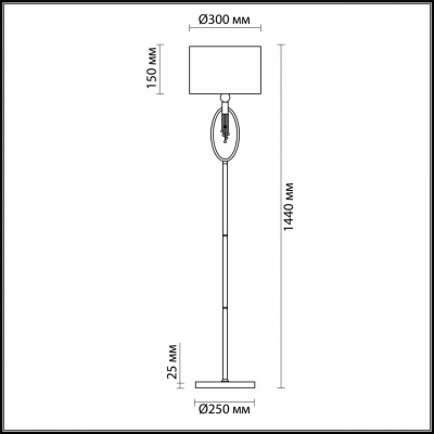 Торшер Lumion Santiago 4515/1F  фото, kupilegko.ru