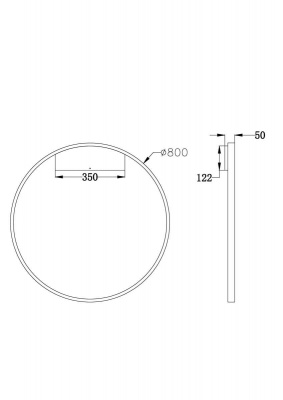 Настенный светильник Maytoni Rim MOD058WL-L50B4K  фото, kupilegko.ru