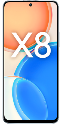 Смартфон, мобильный телефон HONOR X8 128GB Титановый серебристый RU  фото, kupilegko.ru