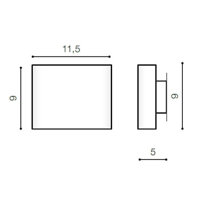 Настенный светильник Azzardo Vigo AZ2203  фото, kupilegko.ru