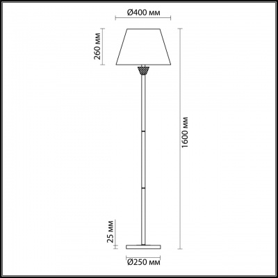 Торшер Lumion Abigail 4433/1F  фото, kupilegko.ru