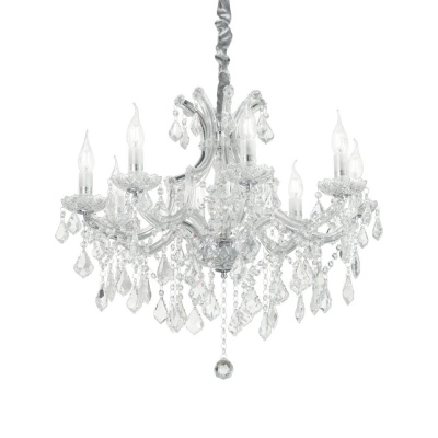 Подвесная люстра Ideal Lux Napoleon SP8 Cromo 167244  фото, kupilegko.ru