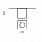Накладной светильник Azzardo Nano Square AZ2786