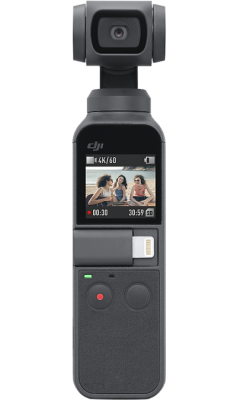 Экшн-камера DJI Osmo Pocket на стабилизаторе  фото, kupilegko.ru