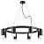 Подвесная люстра Lightstar Rullo (571018+214437-8+202431-8) LR0183781  фото, kupilegko.ru