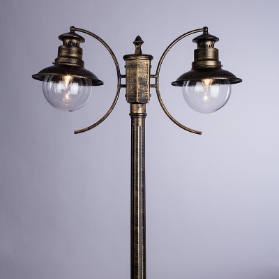 Столб фонарный уличный Arte Lamp Amsterdam A1523PA-2BN  фото, kupilegko.ru