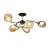 Потолочная люстра IMEX MD.4249-6-S-COFFEE+FGD  фото, kupilegko.ru