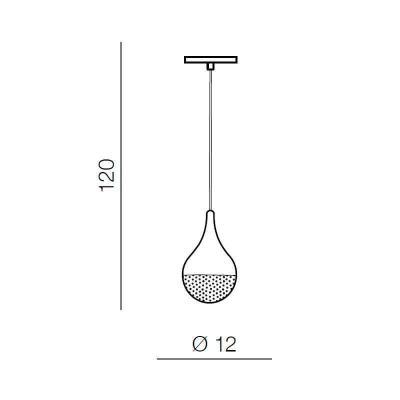 Подвесной светильник Azzardo Cecilia 1 AZ2172  фото, kupilegko.ru