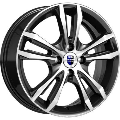 Литые колесные диски КиК (K&K) Samara (КС866) 6x16 4x100 ET50 D60.1 дарк платинум (r77286)  фото, kupilegko.ru