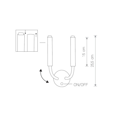Бра, светильник настенный накладной Nowodvorski 8353  фото, kupilegko.ru