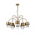 Подвесная люстра Indigo ELEGANZA 12019/A/8P Brass V000323  фото, kupilegko.ru