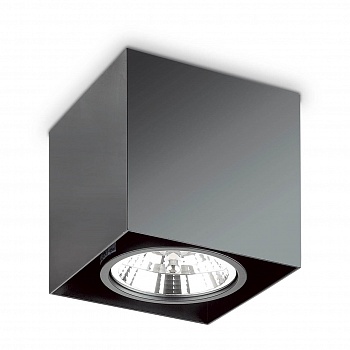 Потолочный светильник Ideal Lux Mood PL1 D15 Square Nero 243931  фото, kupilegko.ru