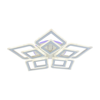 Потолочная светодиодная люстра Profit Light 8464/5C WHT  фото, kupilegko.ru