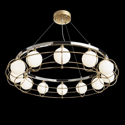 Подвесная люстра Maytoni Carcass MOD312PL-12GCH  фото, kupilegko.ru