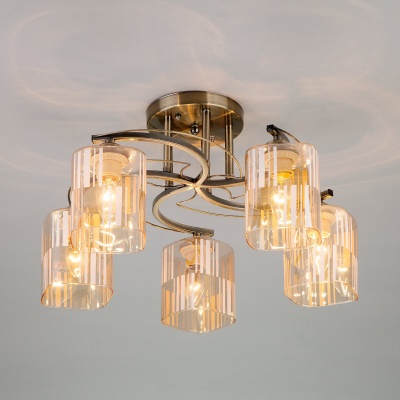 Потолочный светильник Eurosvet 30124/5 античная бронза  фото, kupilegko.ru