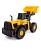 Большая металлическая машинка Погрузчик с подвижным ковшом 61542 GU  фото, kupilegko.ru