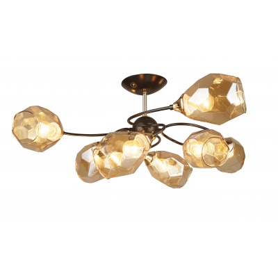 Потолочная люстра IMEX MD.4249-8-S-COFFEE+FGD  фото, kupilegko.ru