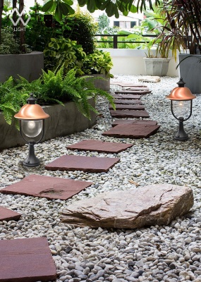 Уличный наземный светильник De Markt Дубай 805040301  фото, kupilegko.ru