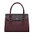 Женская кожаная сумка Bloy Burgundy/Black Lakestone 1079 LS  фото, kupilegko.ru